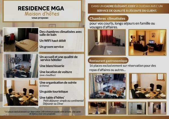Residence Mga Hotel Ouidah Екстериор снимка